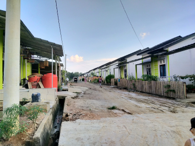 foto posisi tengah perumahan Talang Aman Residence