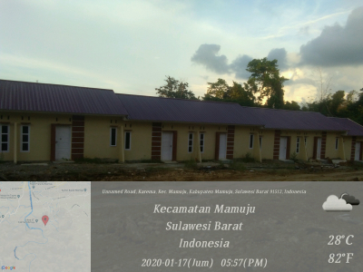 foto posisi tengah perumahan BUKIT WISATA KAREMA