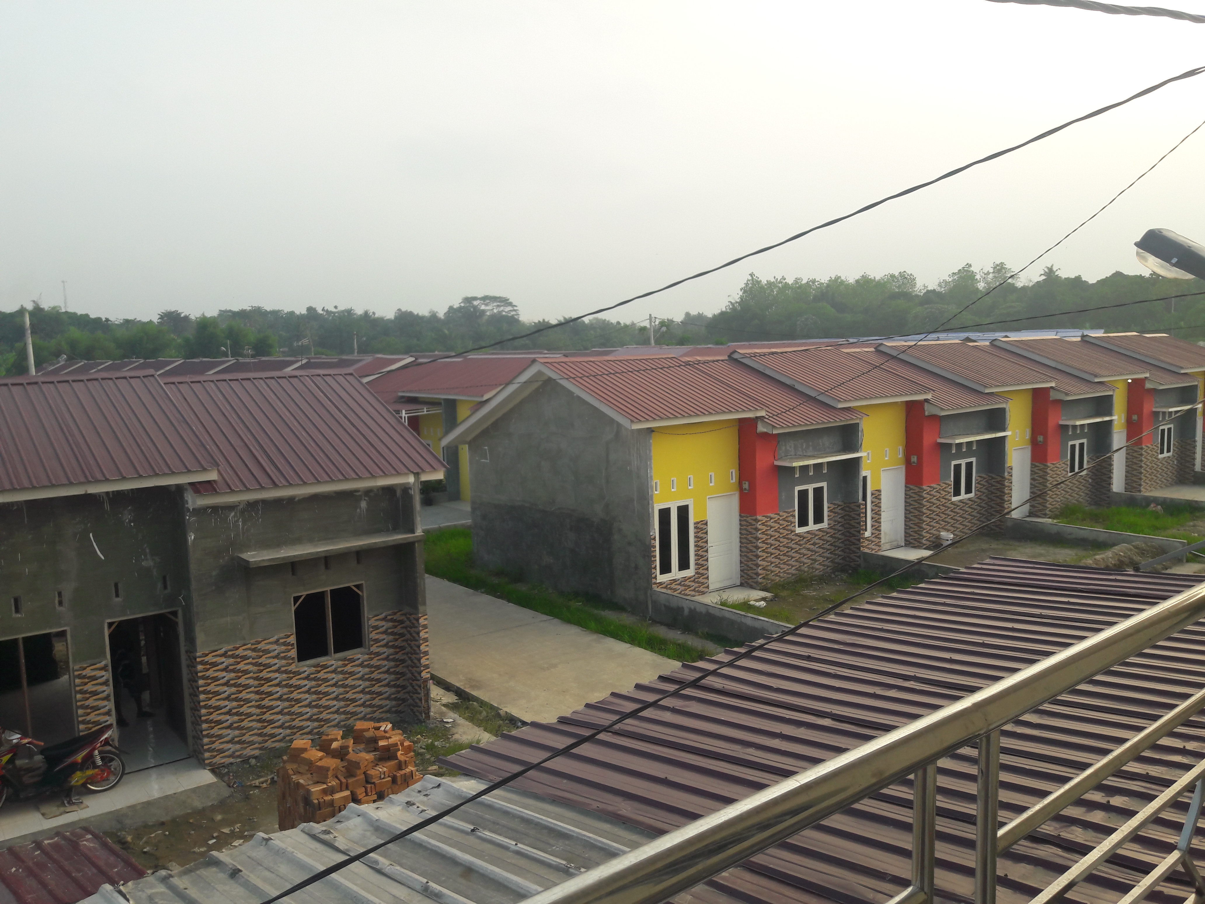 foto posisi tengah perumahan Villa Patumbak Permai