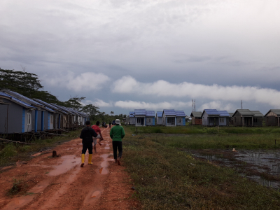 foto posisi tengah perumahan Berkah Maulana