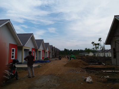 foto posisi tengah perumahan Haruna Mass