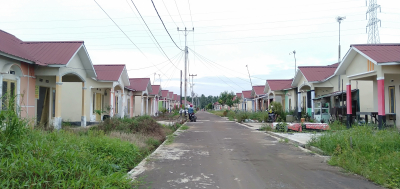 foto posisi tengah perumahan ALZENA RECON BLOK B