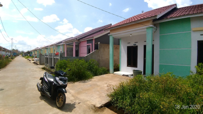 foto posisi tengah perumahan GREEN KAPUR VILLAGE