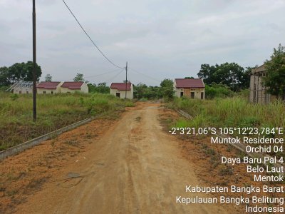 foto posisi tengah perumahan Muntok Residence