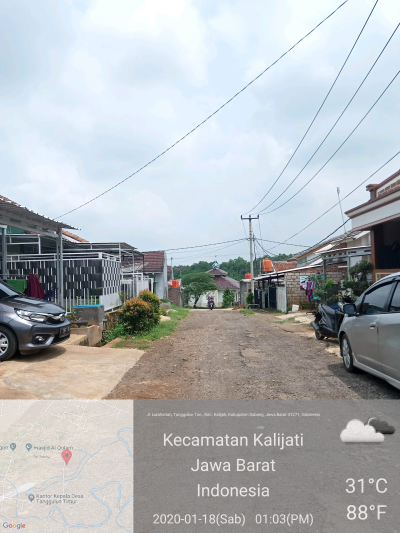 foto posisi tengah perumahan Perumahan Griya Asri Kalijati