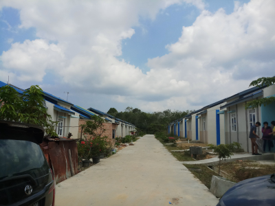 foto posisi tengah perumahan MUTIARA KULIM THP 2