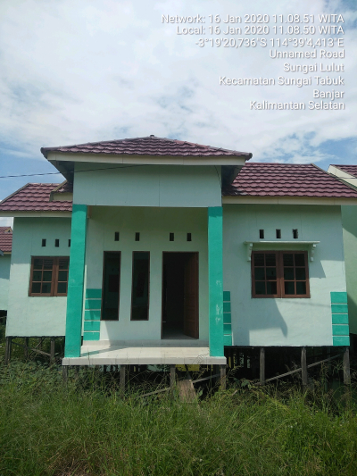 foto posisi tengah perumahan D'Zalvy Borneo Tahap 2