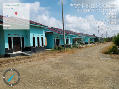 foto posisi tengah perumahan NAURA GRIYA MANDIRI