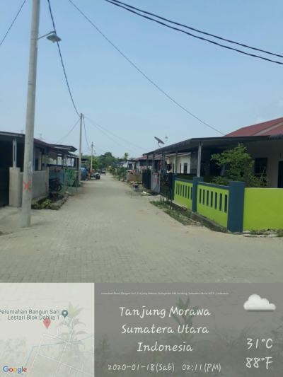 foto posisi tengah perumahan BANGUN SARI LESTARI
