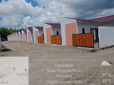 foto posisi tengah perumahan LINGKAR BANDARA RESIDENCE