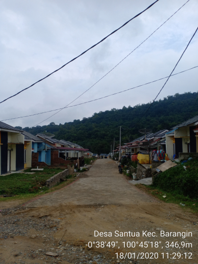 foto posisi tengah perumahan BARANGIN CITY RESIDENCE