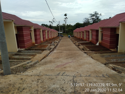 foto posisi tengah perumahan BSS BUKIT INDAH KAPUK