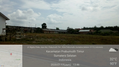 foto posisi tengah perumahan PALEM PRABUJAYA 3