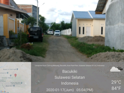 foto posisi tengah perumahan Perumahan villa seweregading