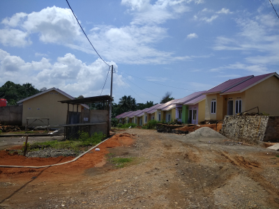 foto posisi tengah perumahan Taman Inara 3