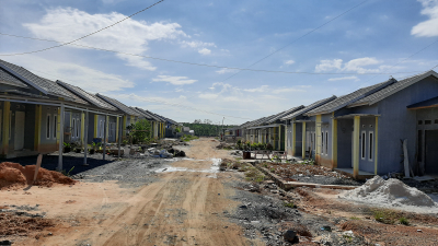 foto posisi tengah perumahan Batulicin Town House 
