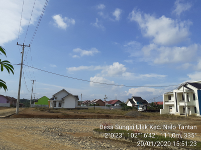 foto posisi tengah perumahan Zahdan residence