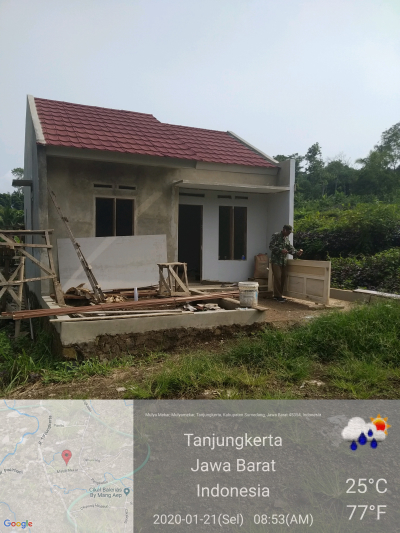 foto posisi tengah perumahan Tanjungkerta Residence