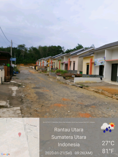 foto posisi tengah perumahan GREEN GARDEN RESIDENCE