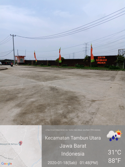 foto posisi tengah perumahan GRIYA SRIMAHI INDAH