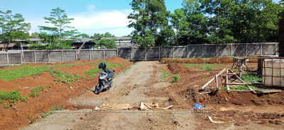 foto posisi tengah perumahan Bancar Residence 2 Meteseh