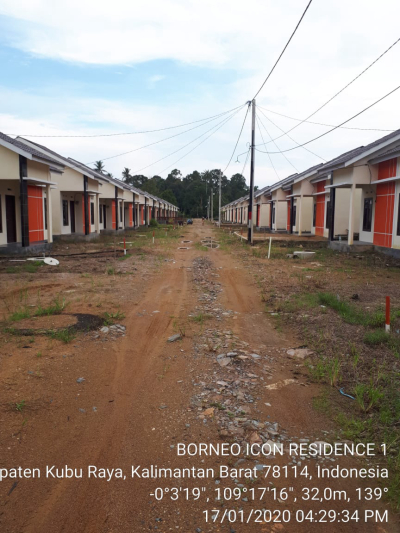 foto posisi tengah perumahan Borneo Icon Residence 1