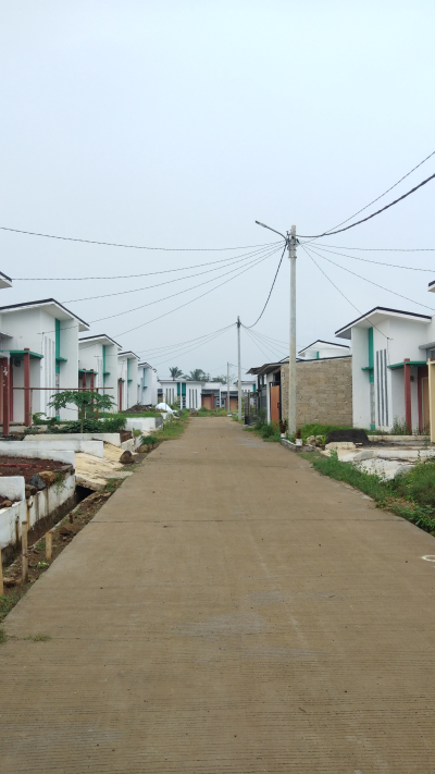 foto posisi tengah perumahan Cibungbulang Town Hill