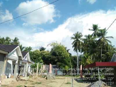 foto posisi tengah perumahan Pondok Bidadari Asri