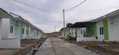 foto posisi tengah perumahan Pesona Indah Panei