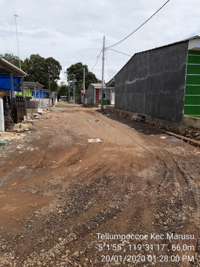 foto posisi tengah perumahan PONDOK HARAPAN 1