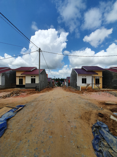 foto posisi tengah perumahan Zaidan Residence