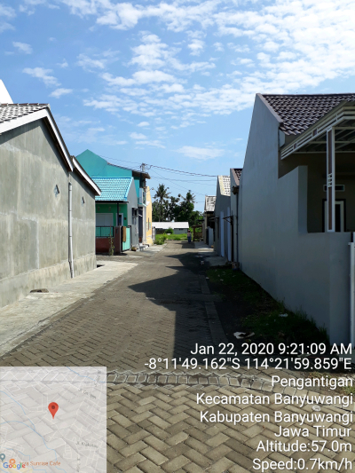 foto posisi tengah perumahan Pengantigan Residence