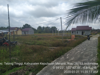 foto posisi tengah perumahan MERANTI INDAH LESTARI