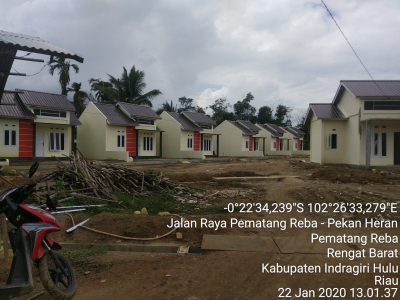 foto posisi tengah perumahan TUK MODANG PERMAI