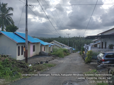 foto posisi tengah perumahan GRIYA BUMI ASIH SAWANGAN
