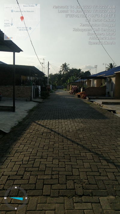 foto posisi tengah perumahan Perumahan Grand Permata Mencirim