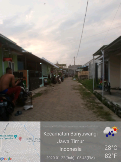 foto posisi tengah perumahan PERUM ADIMAS KEBALENAN