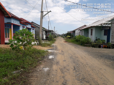 foto posisi tengah perumahan Komplek kalimantan batara 2