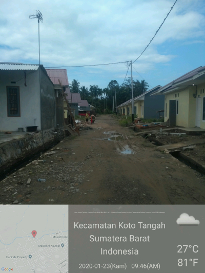 foto posisi tengah perumahan PERUMAHAN GRAHA BUNGA MAS