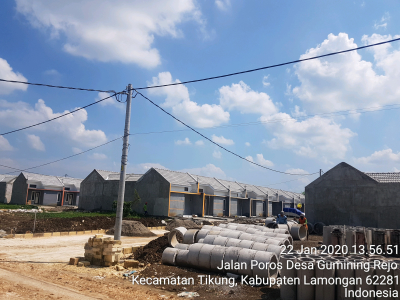 foto posisi tengah perumahan D Merakmas