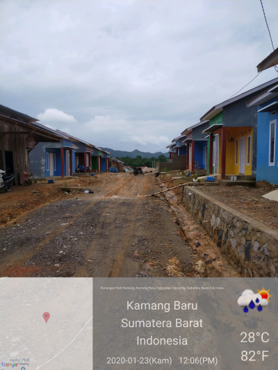 foto posisi tengah perumahan Bukit sago mandiri II