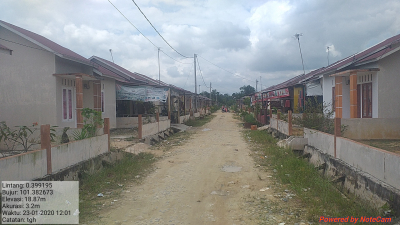 foto posisi tengah perumahan GRAHA KUALU PAYUNG SEKAKI