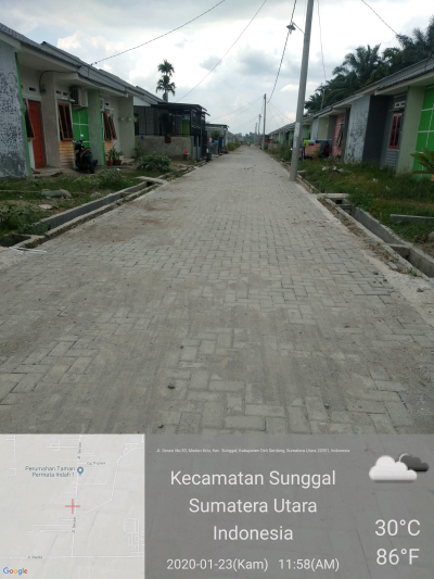 foto posisi tengah perumahan GRIYA BENTENG SERASI