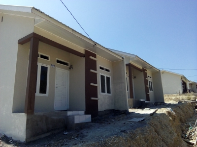 foto posisi tengah perumahan De' King Residence