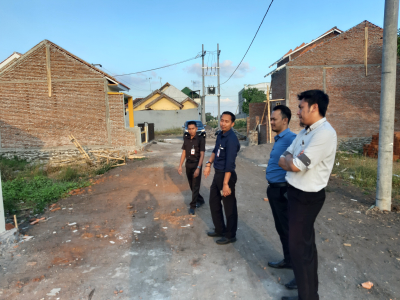 foto posisi tengah perumahan Graha Pabean Asri