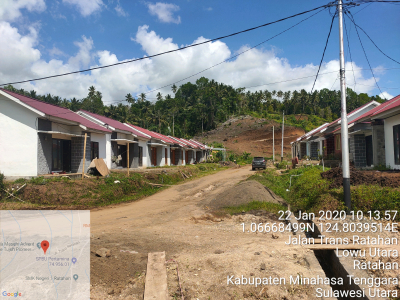 foto posisi tengah perumahan BATU PENJURU MITRA 1