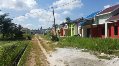 foto posisi tengah perumahan Griya Kariangau Baru