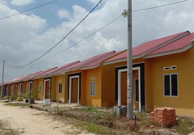 foto posisi tengah perumahan TENAYAN NUSANTARA RESIDENCE