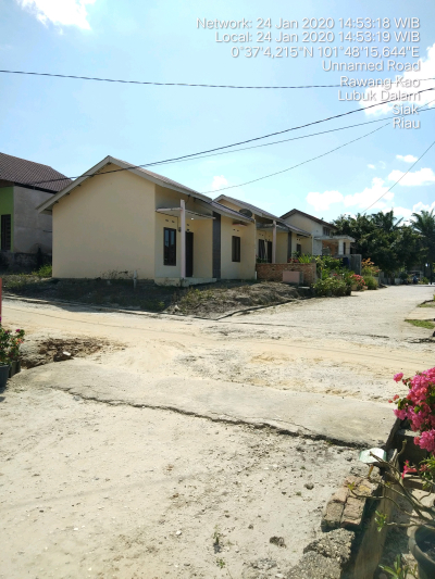 foto posisi tengah perumahan Villa lubuk gading