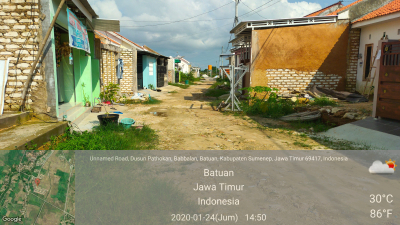 foto posisi tengah perumahan RANDU PERMAI 2